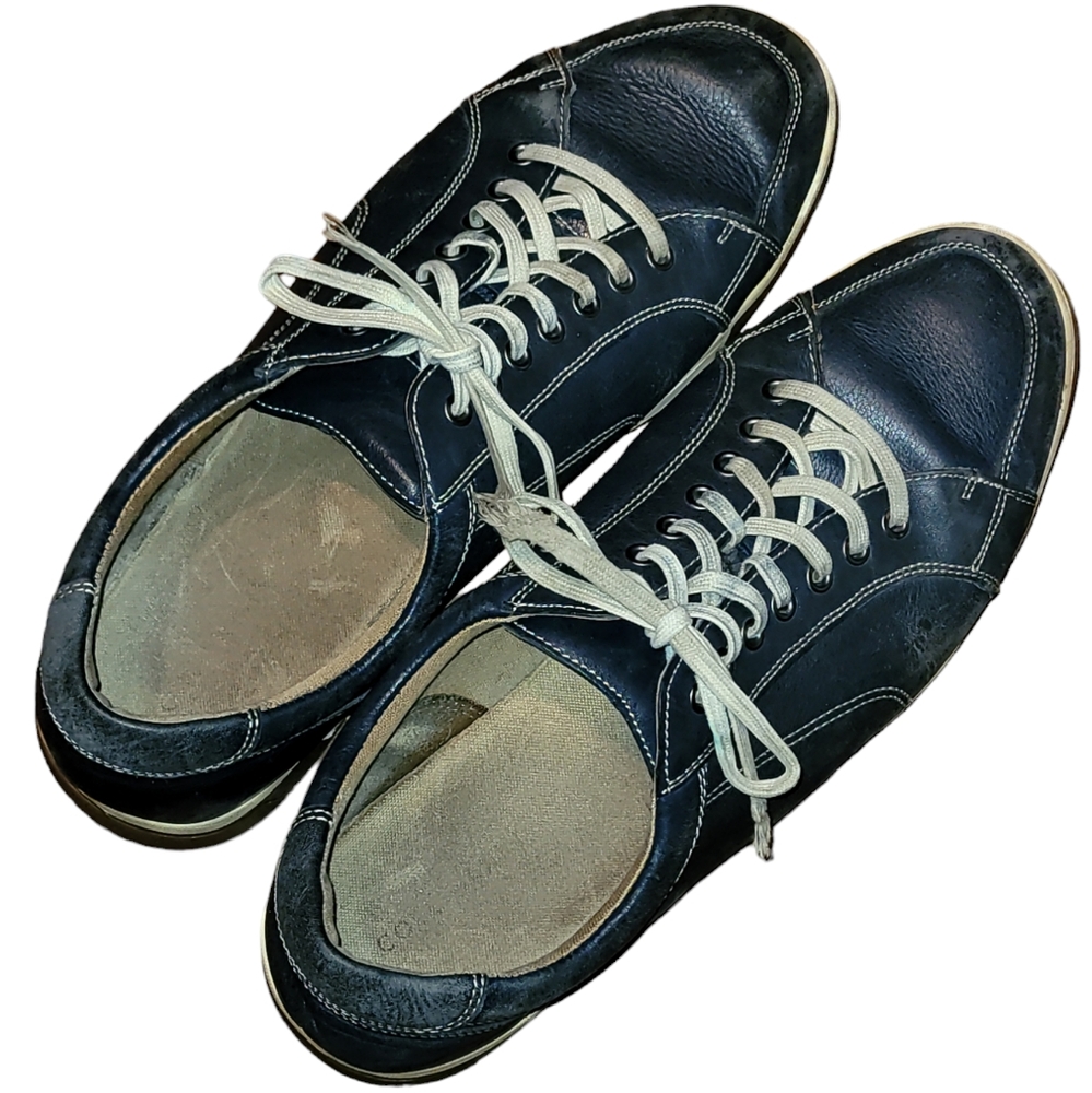 Cole Haan Zerogrand Mens 13 Blue Leather Shoes Sneakers C13815
